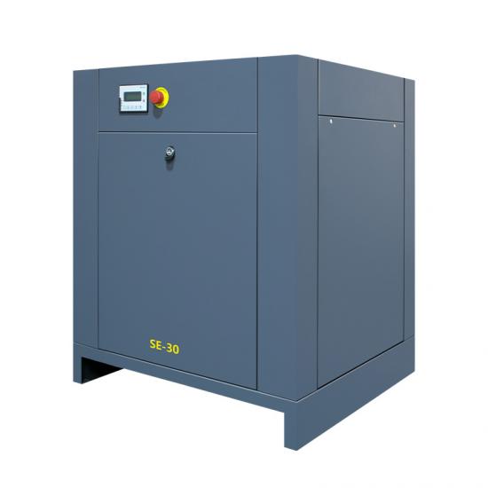 SE-30 Permanent Magnet Variable Frequency Screw Air Compressor – 22 kW power rating, 3.2 m³/min discharge capacity, compact and quiet design