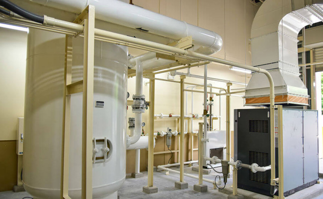 What are the requirements for installing an air compressor?